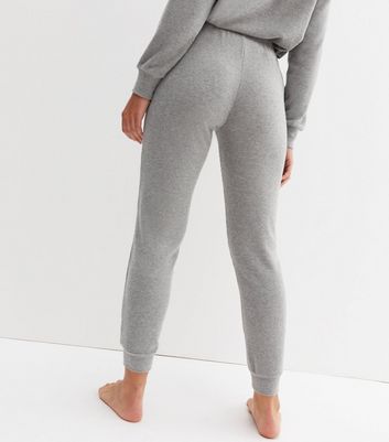 Grey cheap ribbed joggers