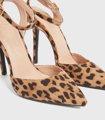 New look leopard print pumps best sale