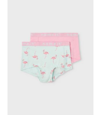 Name It 2 Pack Pink Flamingo Briefs | New Look