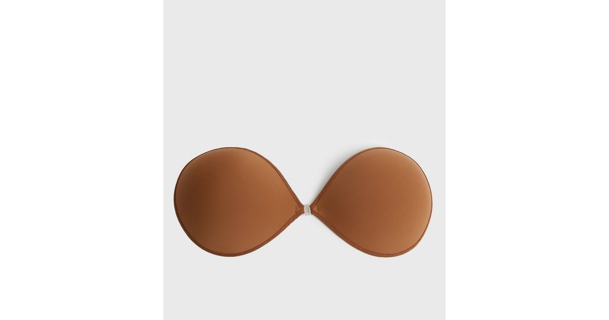 Perfection Beauty Brown C Cup Stick On Bra | New Look