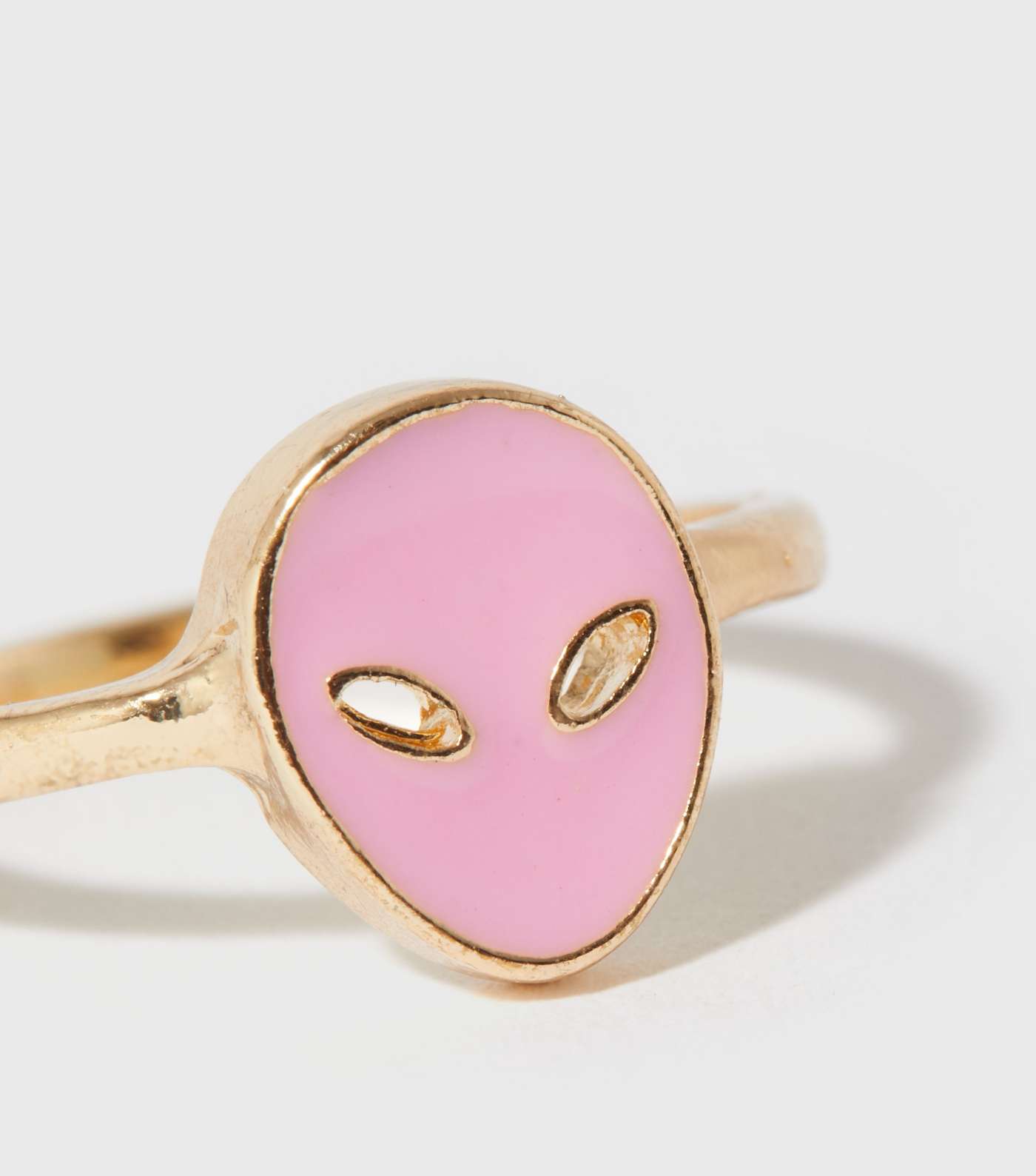 Girls Pink Alien Ring Image 2