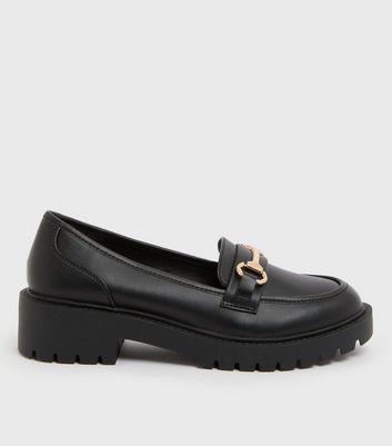 New look best sale chunky cleated loafer