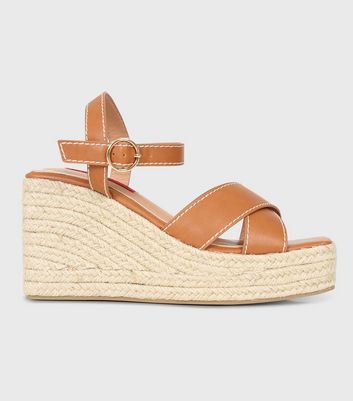 New look tan wedges online