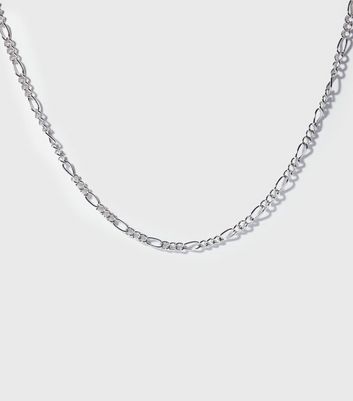 silver fine chain necklace