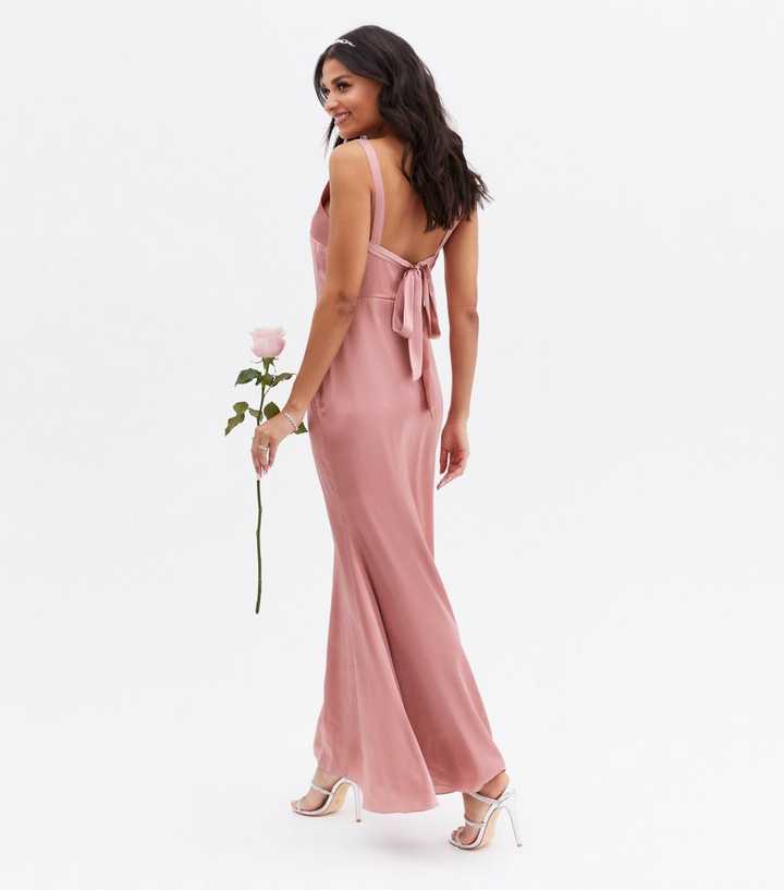 tie back maxi dress