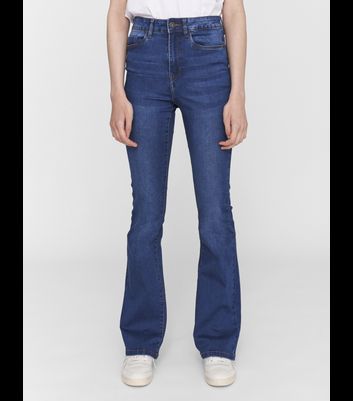 Noisy May Blue High Waist Flared Jeans