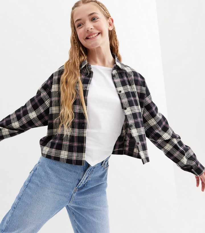 checkered long sleeve for girl