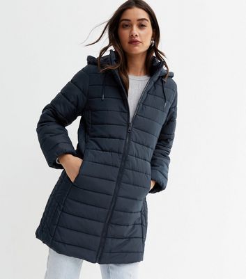 Women's Khaki Longline Puffer Jacket – Threadbare