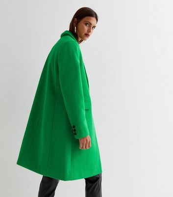 New look green sales check coat