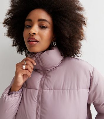 Lilac on sale puffer jacket