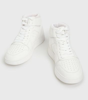 Girls white deals high tops