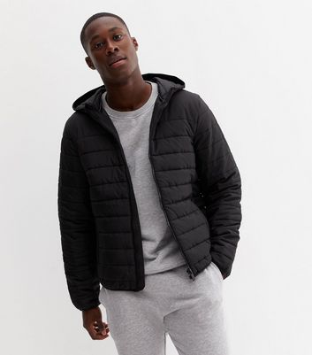 Dark Grey Puffer Jacket | New Look