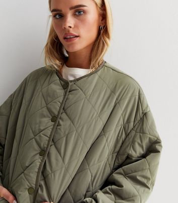 New look quilted discount jacket