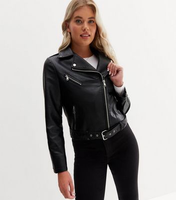 Leather deals jacket tall