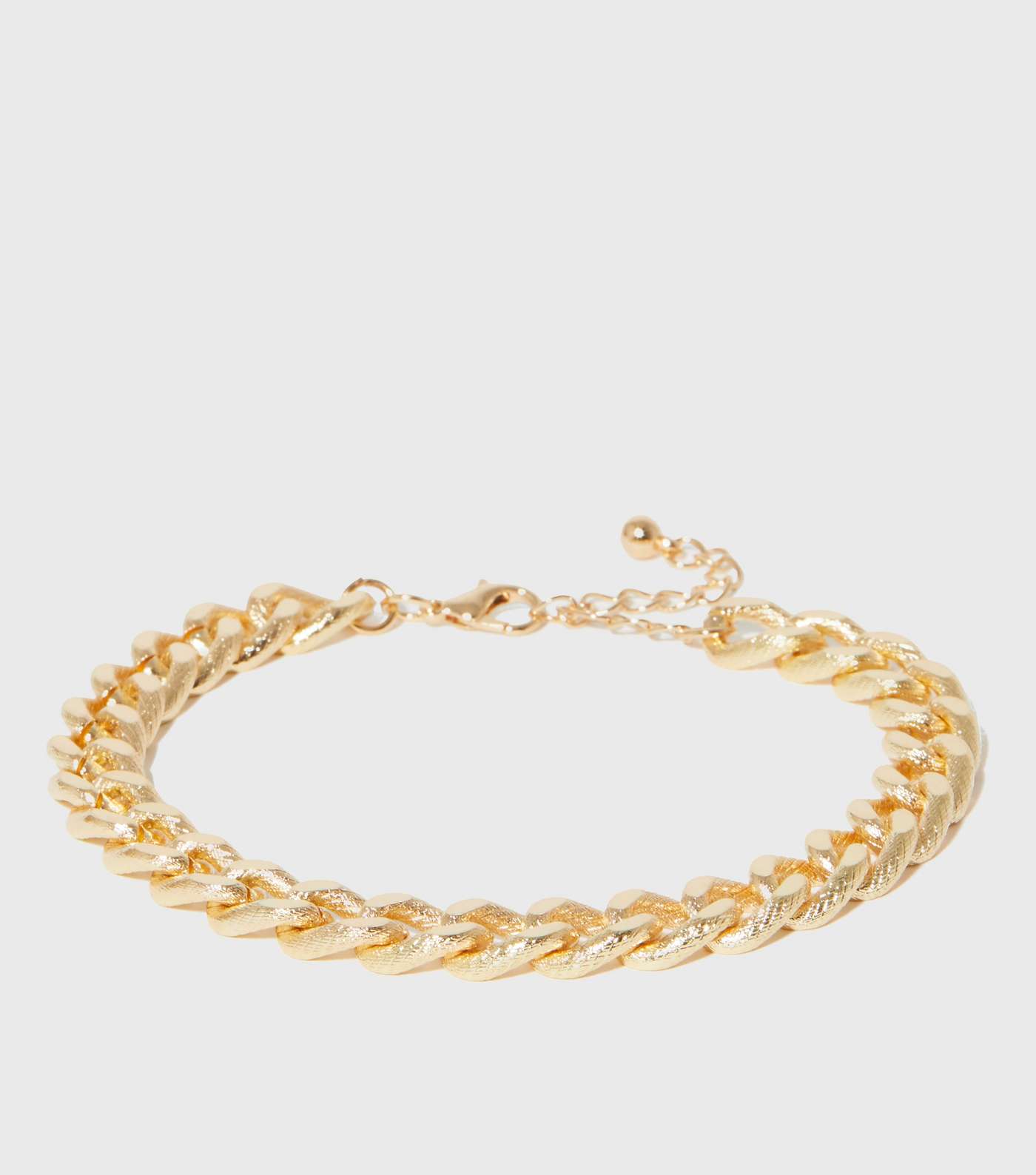Gold Chunky Chain Anklet Image 2
