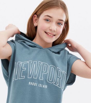 Short sleeve hoodie 2025 for kids