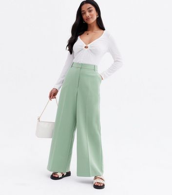 Buy Light Green Cotton Trouser online | Looksgud.in