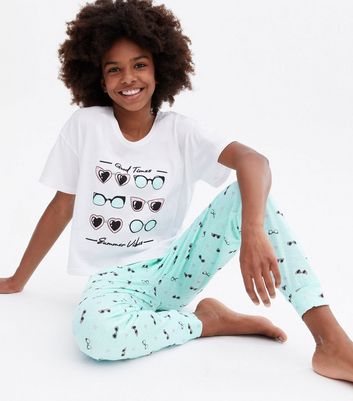 Girls summer pajamas discount