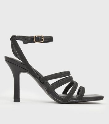 Stretchy 2025 strappy heels