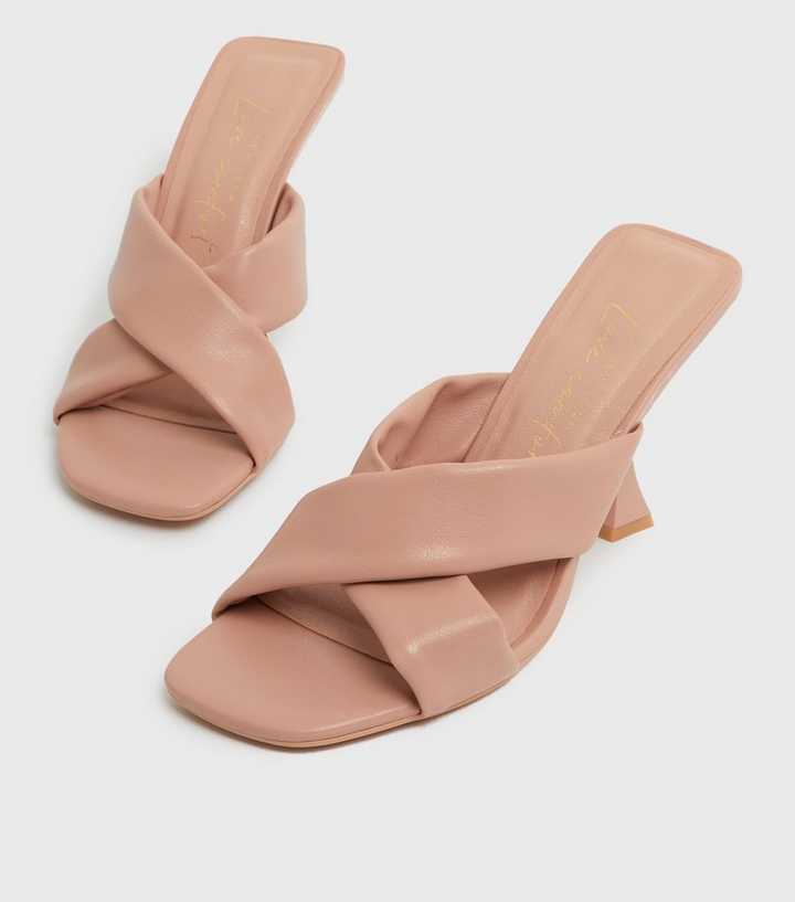 pale pink mules