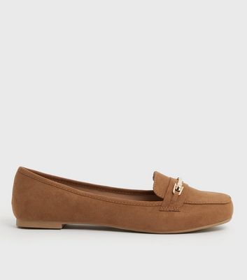 Wide fit tan hot sale loafers ladies