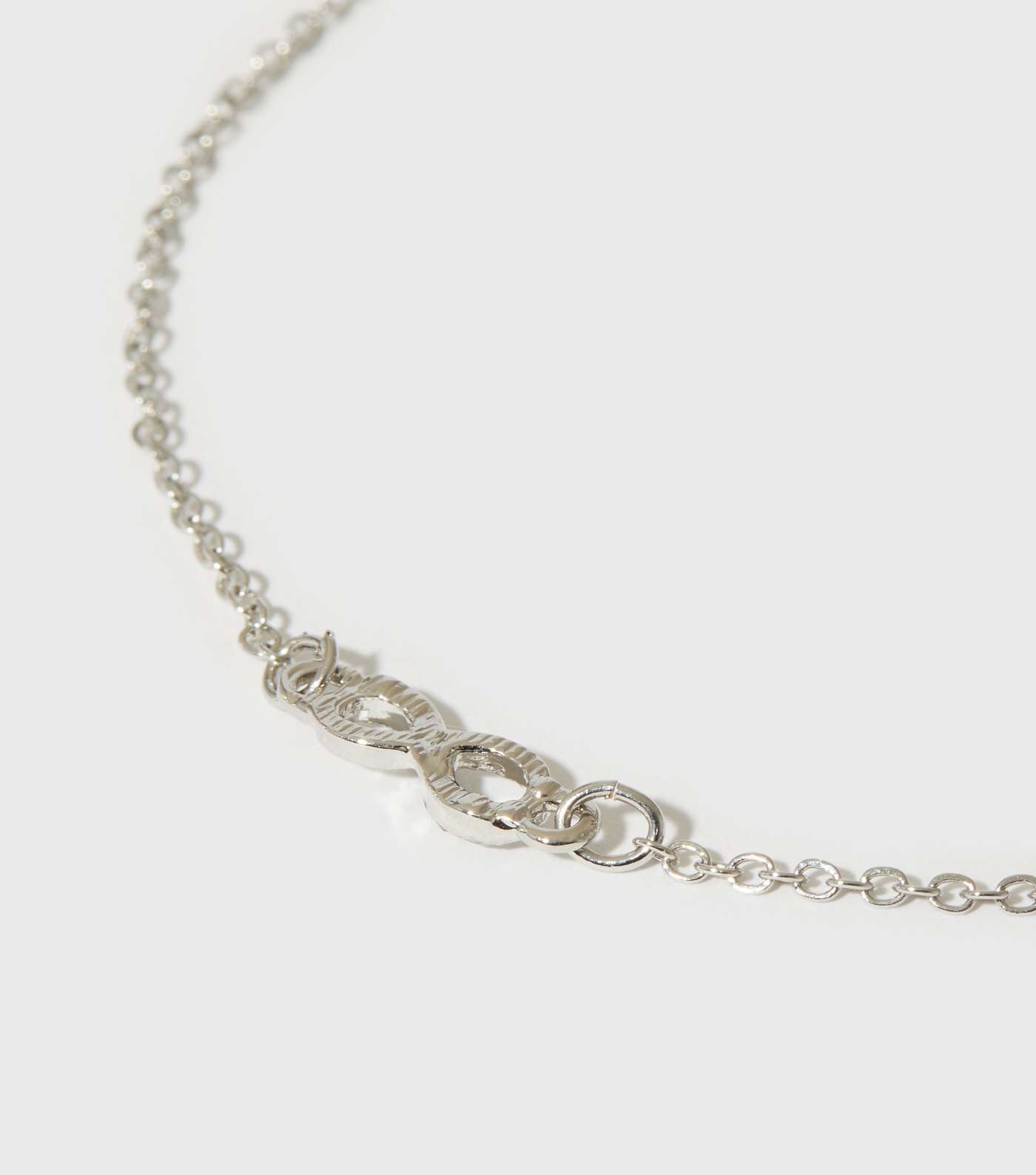 Silver Infinity Anklet Image 2
