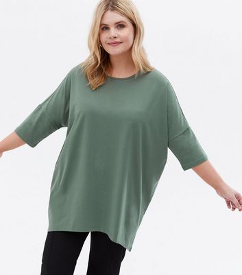 Vero Moda Curves Green Long 3/4 Sleeve 