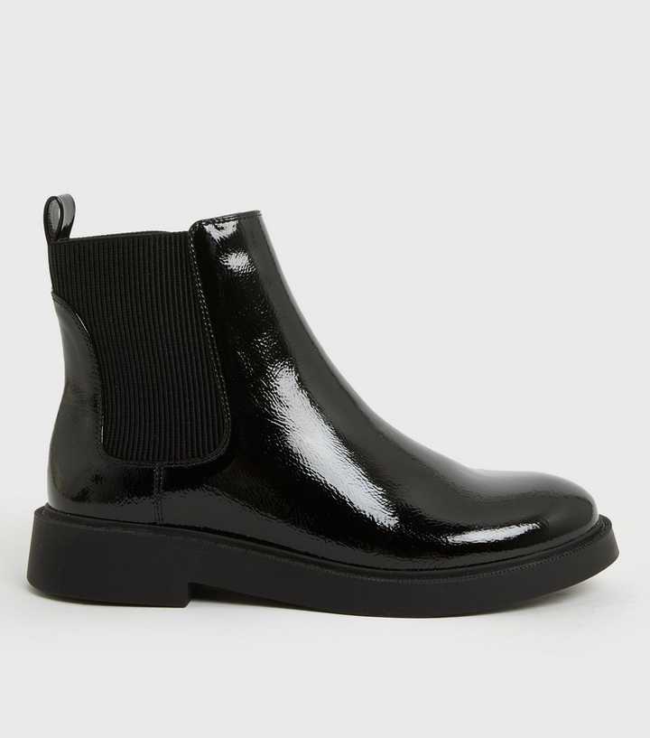 Patent Chelsea Boots | New Look