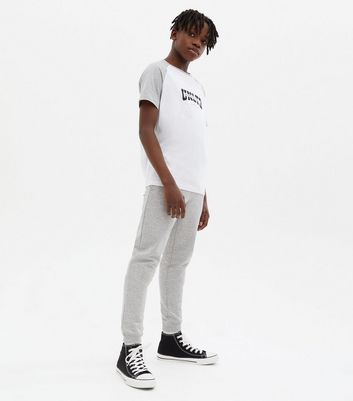 Name It Grey Drawstring Cuffed Joggers 