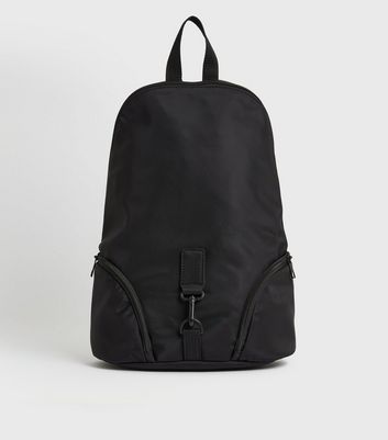 New look hot sale black backpack