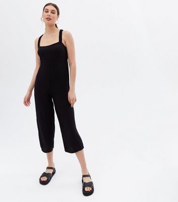 black jumpsuit cross back