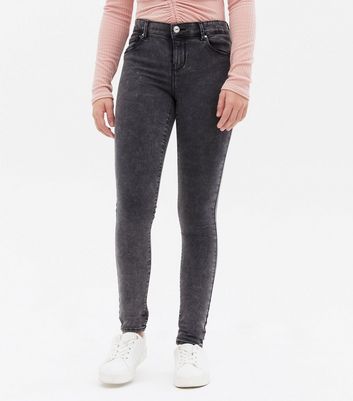 Teenager Bekleidung für Mädchen KIDS ONLY Black Washed Skinny Jeans