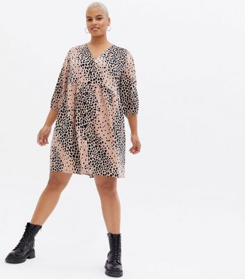 Click to view product details and reviews for Curves Pink Leopard Print Mini Smock Dress New Look. Click to view product details and reviews for Curves Pink Leopard Print Mini Smock Dress New Look.