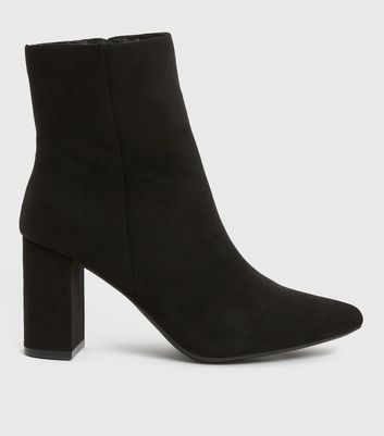 Block heel boots new look sale