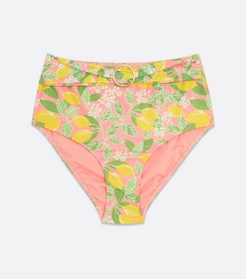 High waisted sales lemon bikini