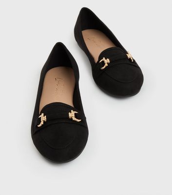 New look clearance black loafers