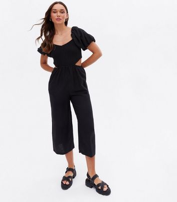 New look shirred store jumpsuit