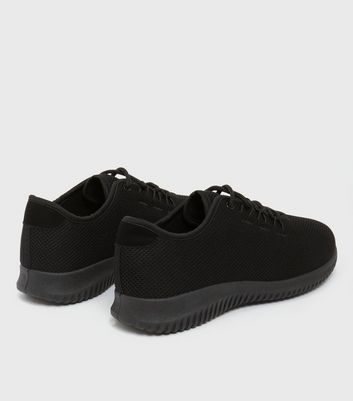 New look cheap black trainers