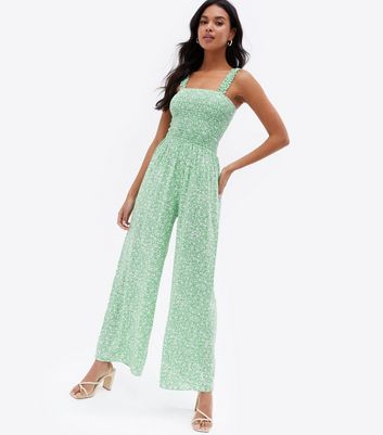 Green jumpsuit new store look