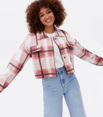 target pink plaid jacket