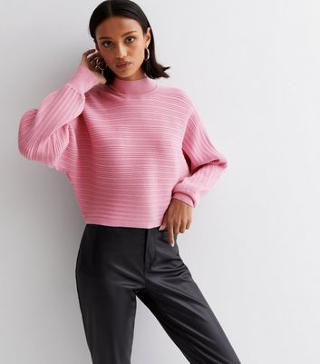 Crop pink outlet jumper