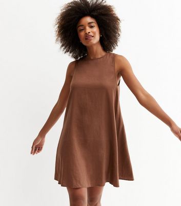 New look linen on sale dress