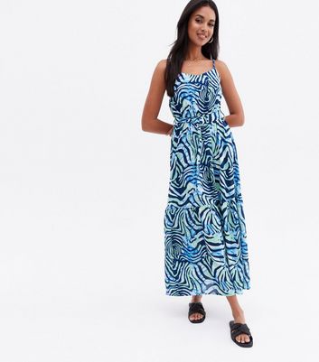 Belted Tiered Maxi Dress 