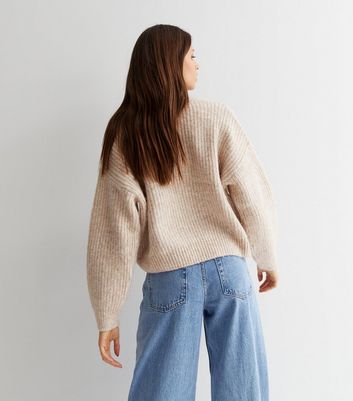 Chunky knit cream on sale sweater