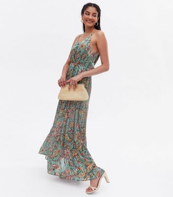 Click to view product details and reviews for Blue Vanilla Pale Blue Paisley Maxi Wrap Dress New Look.