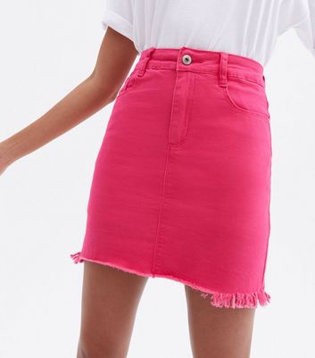 BNEW Cotton On New Look Denim Skirt - Pink / Dusty Pink, Women's Fashion,  Bottoms, Other Bottoms on Carousell