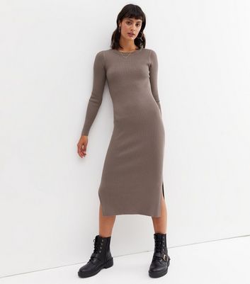 new look ribbed dress