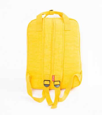 yellow square backpack