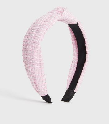 Damen Accessoires Pink Bouclé Knot Headband