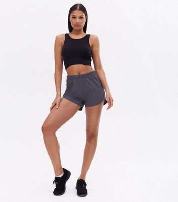 ONLY PLAY Dark Grey Sports Shorts